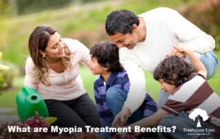 What are myopia treatment benefits?